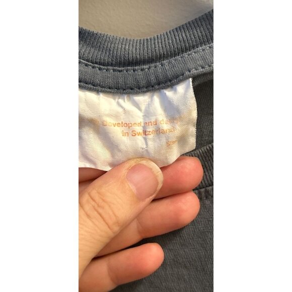 SWITZERLAND Cotton Tee Graphic T-Shirt Gray Red Cross Short Sleeve - Picture 5 of 5